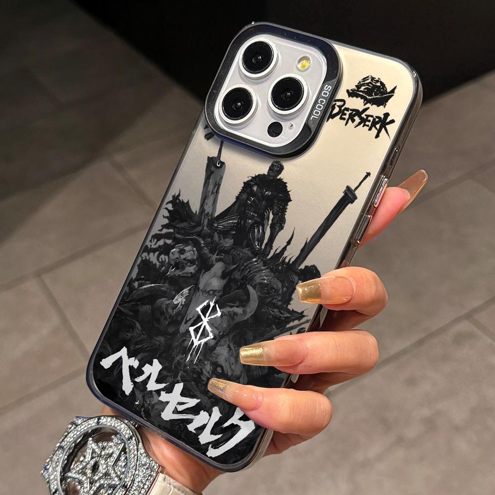 Berserk Guts Hot Anime Phone Case for Xiaomi Mi 14 14T 13 12 T 11 Lite Pro 4G 5G Matte Silver Hard Cover