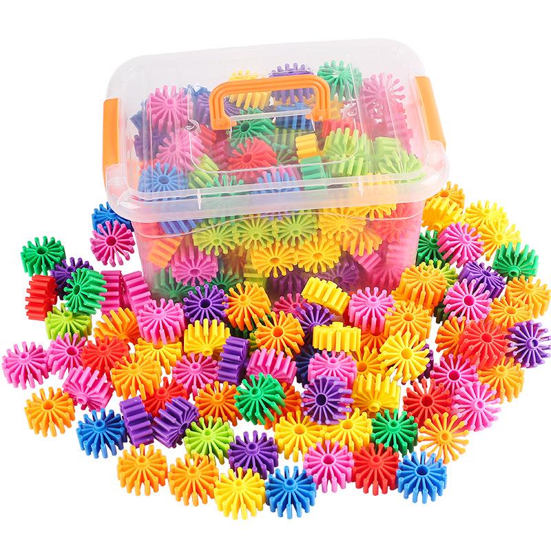 Large Particle Gear Building Blocks - Educational Toy for Boys Aged 1-6