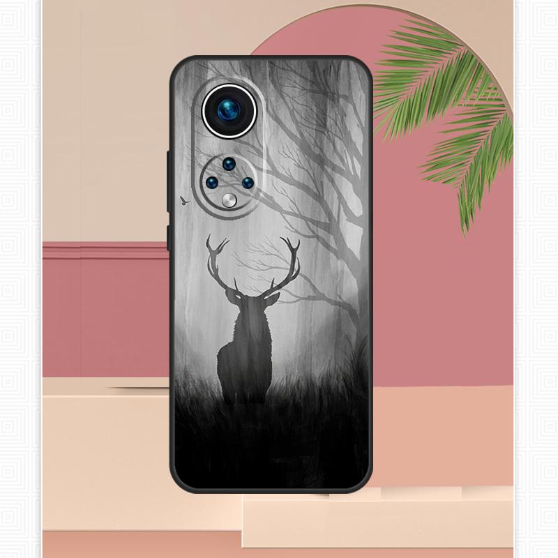 Animal Deer Art Case For Honor Magic 5 6 7 8 Pro Honor X9c X9b X9a X8b X8a X8c 50 70 90 400 200 Lite Cover