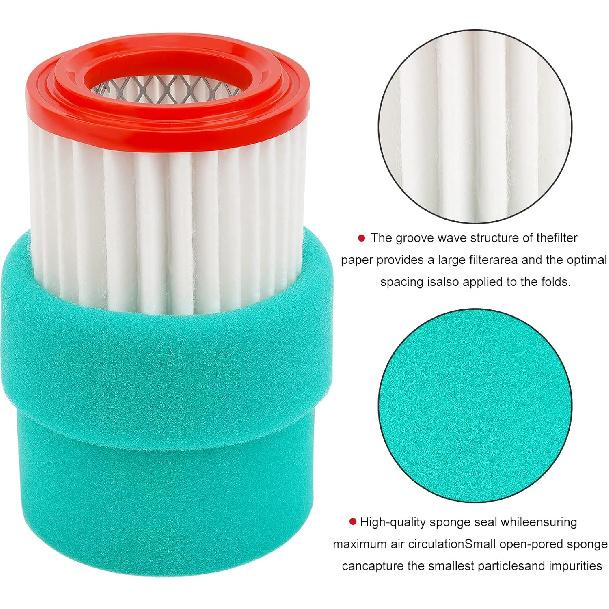 AHL Air Filter & Oil filter & Spark plug Compatible with Yamaha Big Bear 400 YFM400FB YFM400FBE YFM400FBH YFM400FH 4X4 Hunter Edition ATV