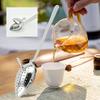Tea Ball Holder, Tea Pot With Leak-proof Lid, Leaf-shaped Tea Infuser, Tea Leaves Filter, Tea Tray, Easy-to-clean Tea Pot.