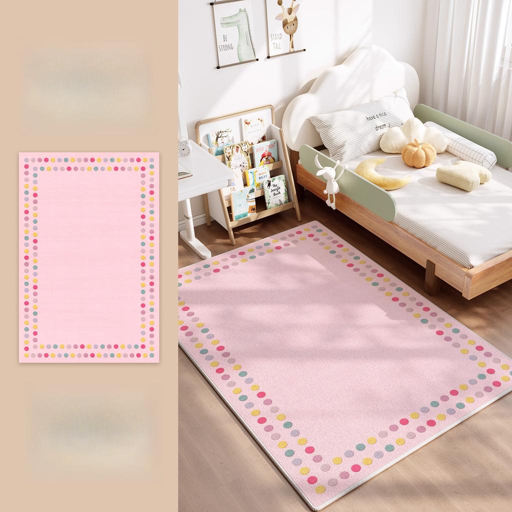 Colorful Polka Dots Carpets for Living Room Fluffy Soft Study Rug Large Area Bedroom Decor Carpet Thick Plush Lounge Floor Mat