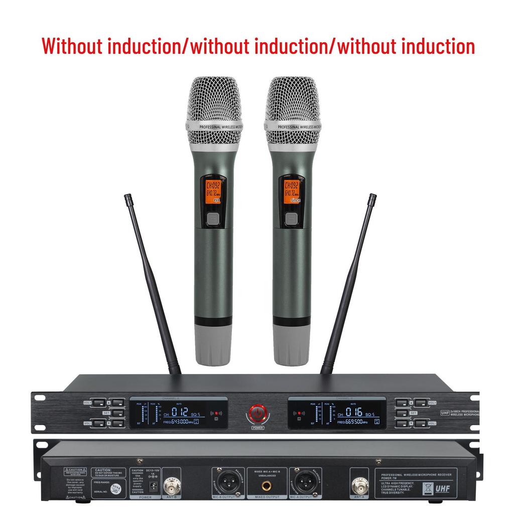 UR2000 High-End U-Band Infrared Frequency-Hopping Dual Wireless Mic & Headset System