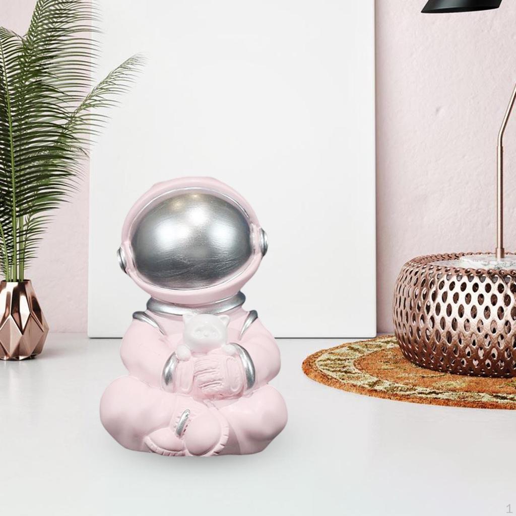 Moderne Astronauten-Statue Harz-Figur Außen für Mann Skulptur Handwerk Sammlerstück Schreibtisch