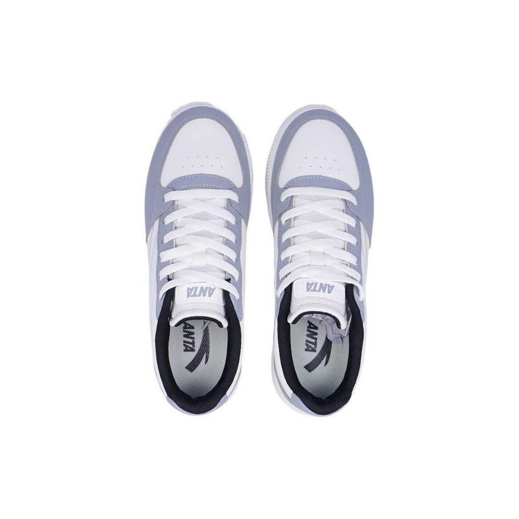 Anta Slip Resistant Cushioning Low top Skateboard Shoes Men's Blue White 112348063S-3