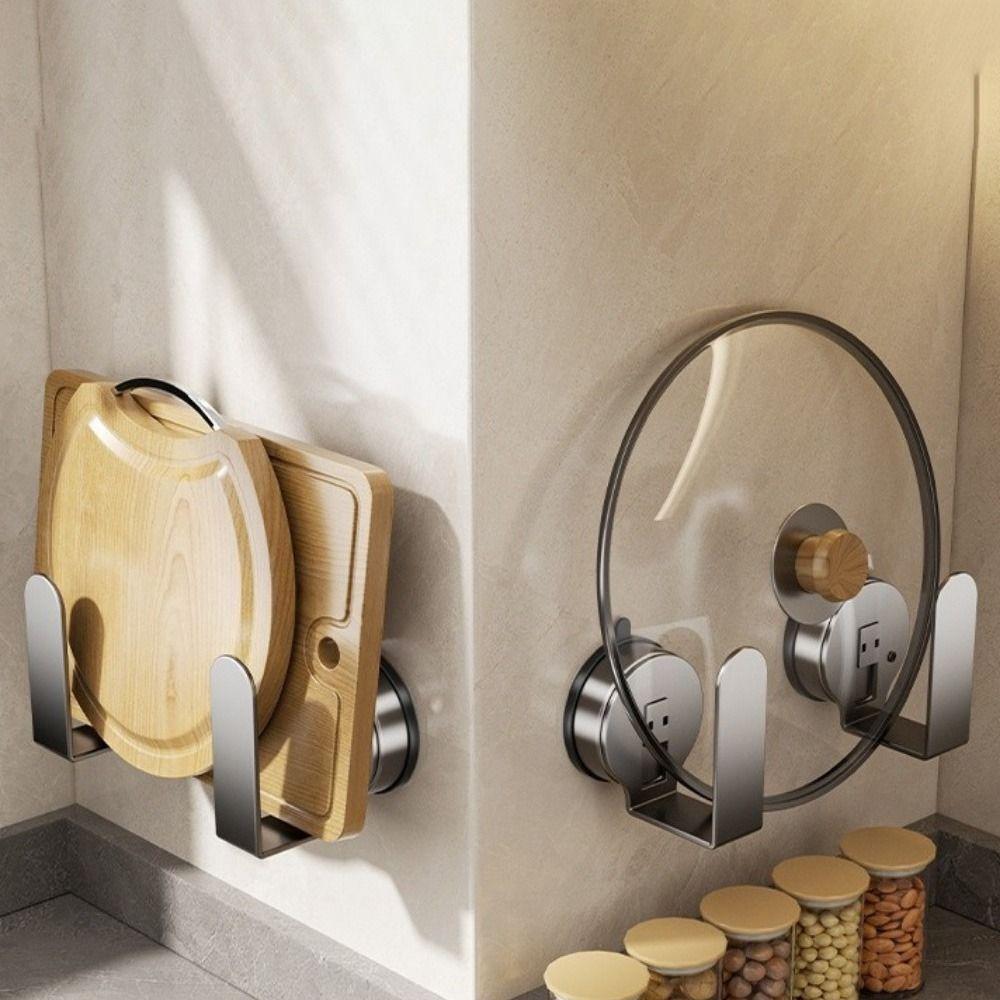 2PCS Adjustable Cutting Board Storage Stand Wall Mounted WiFi Placement Rack  for Kitchen