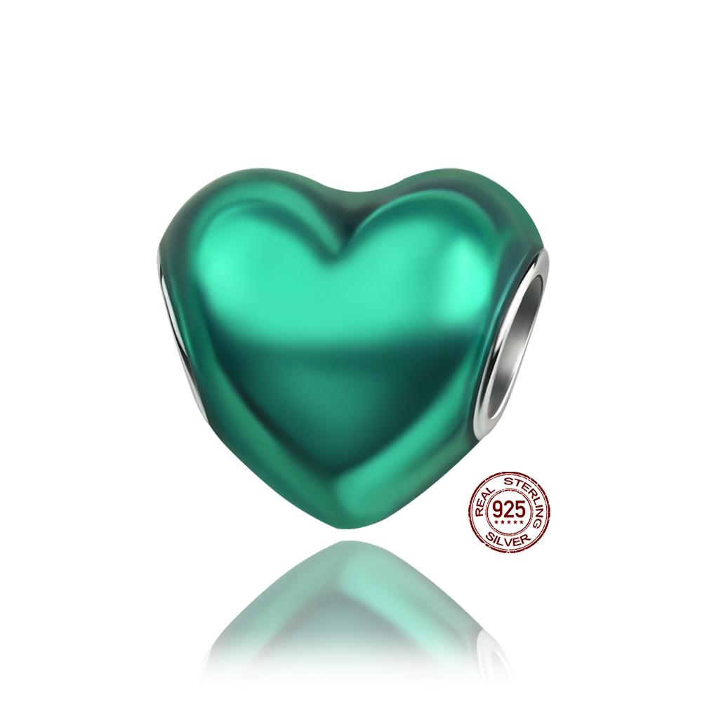 Новые медные бусины-подвески в виде игральных карт, разноцветные бусины-сердечки для DIY, подходят для браслета, ожерелья, женские украшения, подарок, шарм