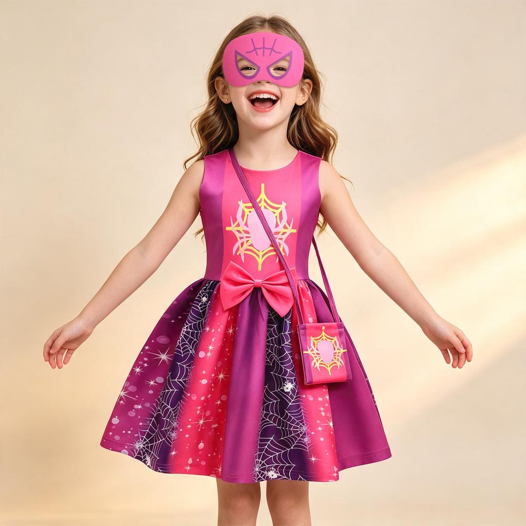 Girls' Sleeveless Role Play Costume Dress for Kids