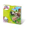 Modeling Clay - STAEDTLER - FIMO KIDS FORMPLAY - Farm Set - 4 Blocks of 42g - For Children from 8 Years Old