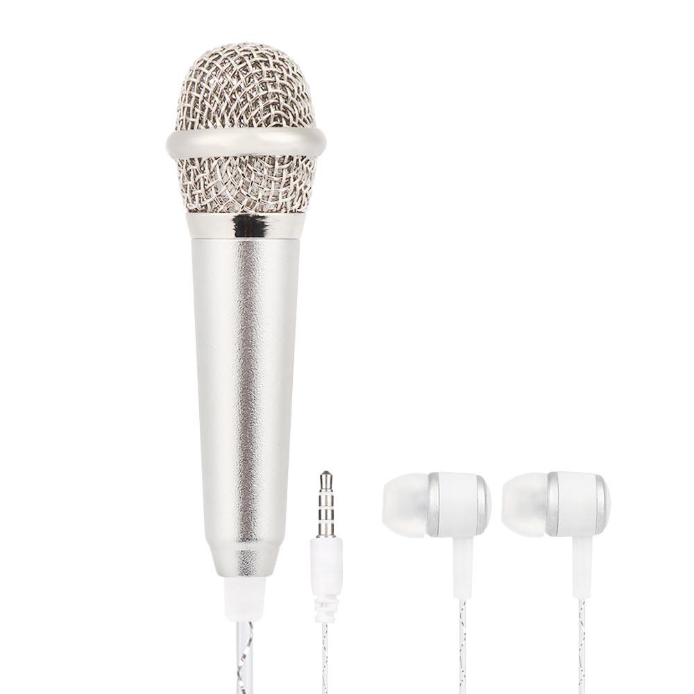 Singing Cell Phone Notebook Speaker With Headphone Mini Microphone Stereo