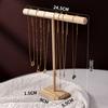 Handmade Jewelry Organiser for Bracelets and Bangles Elegant Necklace and Hair Band Display Stand with Wooden Base
