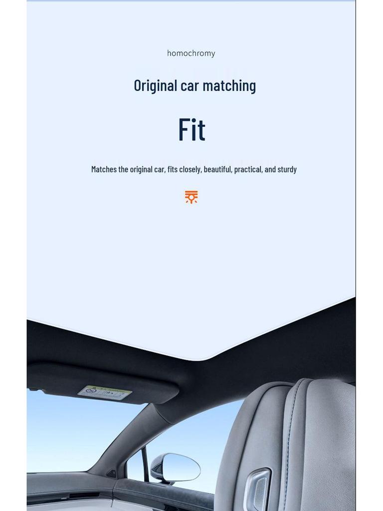 2024+ Zhijie S7 Ice Crystal Sunroof Sunshade: Sun Protection, Heat Insulation, Light Blocking