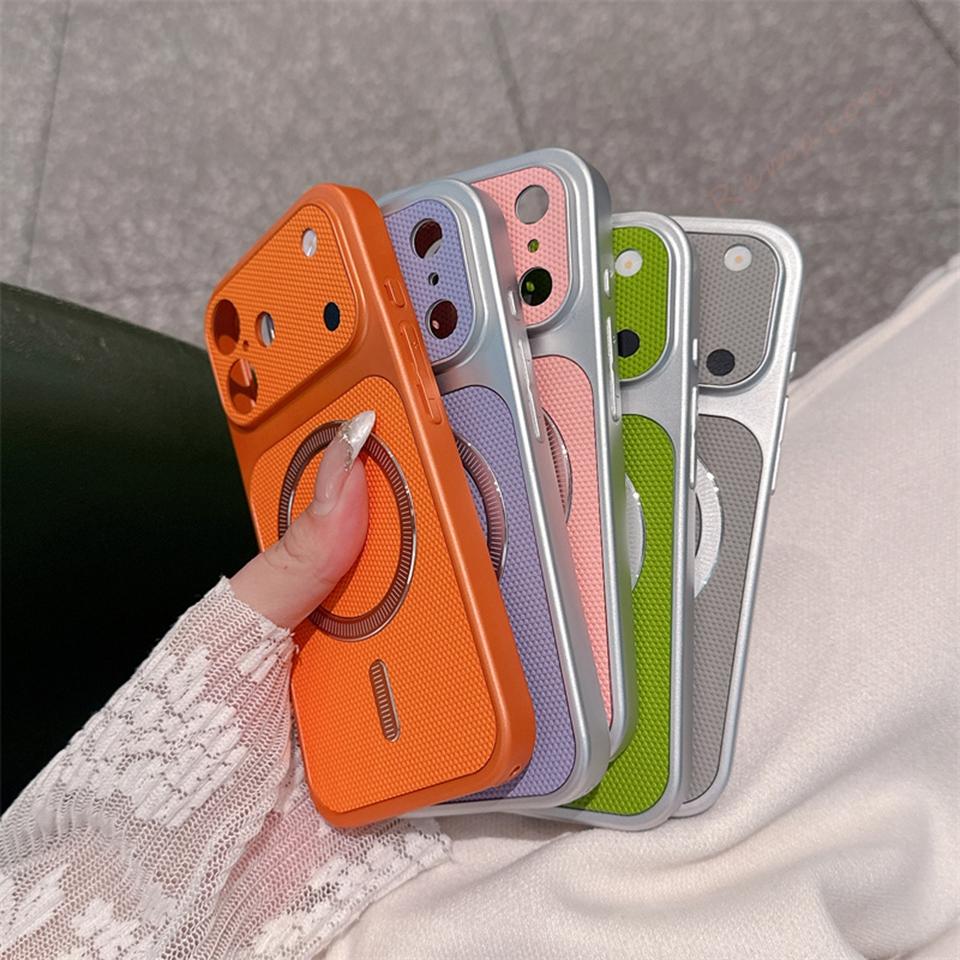 Magnetic Phone Case For iPhone 17 11 12 13 14 15 16 17 Pro Max Magsafe Official Charging Shockproof Protector Cover