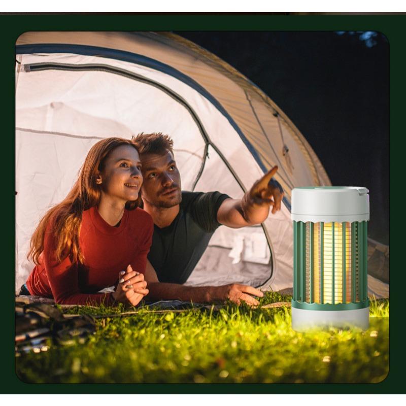 Capcană Anti-Muște pentru Camping, Zapper de Insecte, LED, Silențios, Electronic, Ucigași de Insecte, Reîncărcabil, de Interior, Repelent Anti-Țânțari, Ucigaș, Portabil