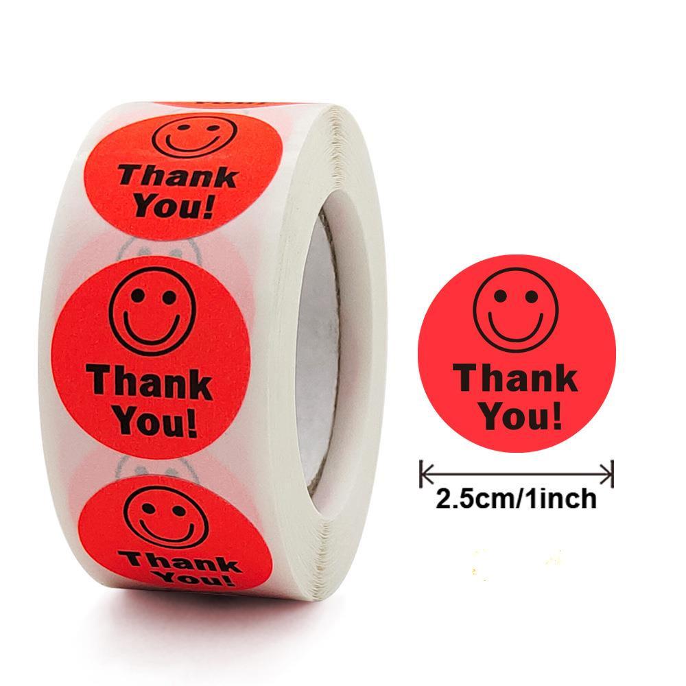 Stickers 500 Pcsroll Face Encouragement Reward Sticker Children Toy Decoration Sticker Label