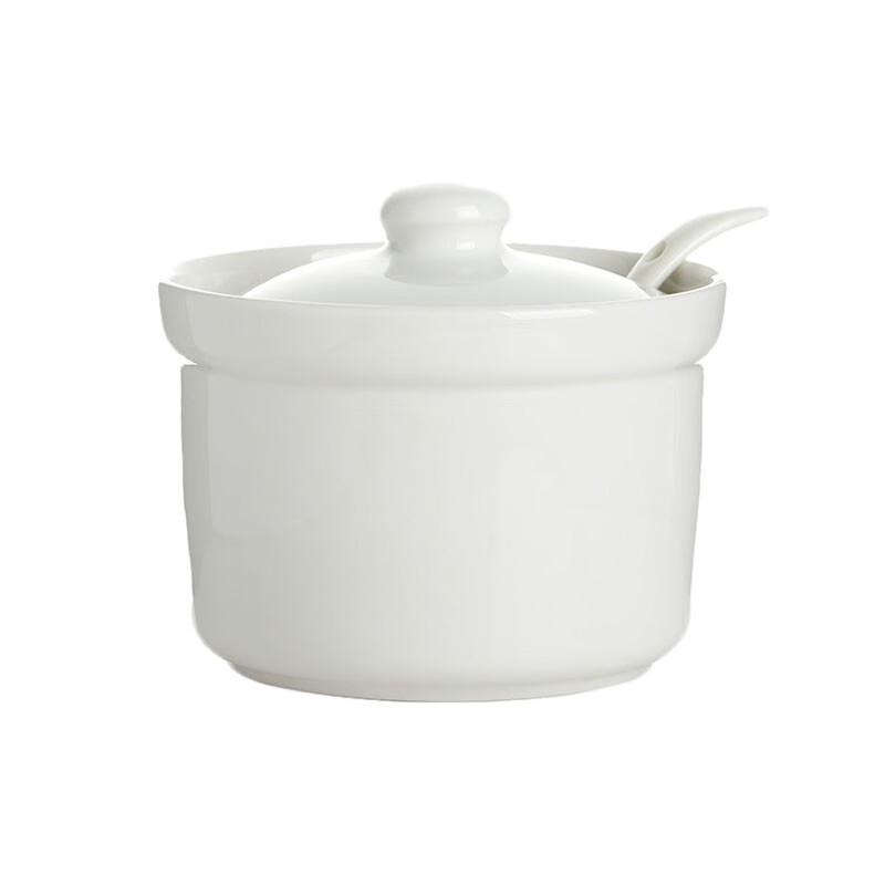 Xi Dian Ceramic Pure White Seasoning Jar