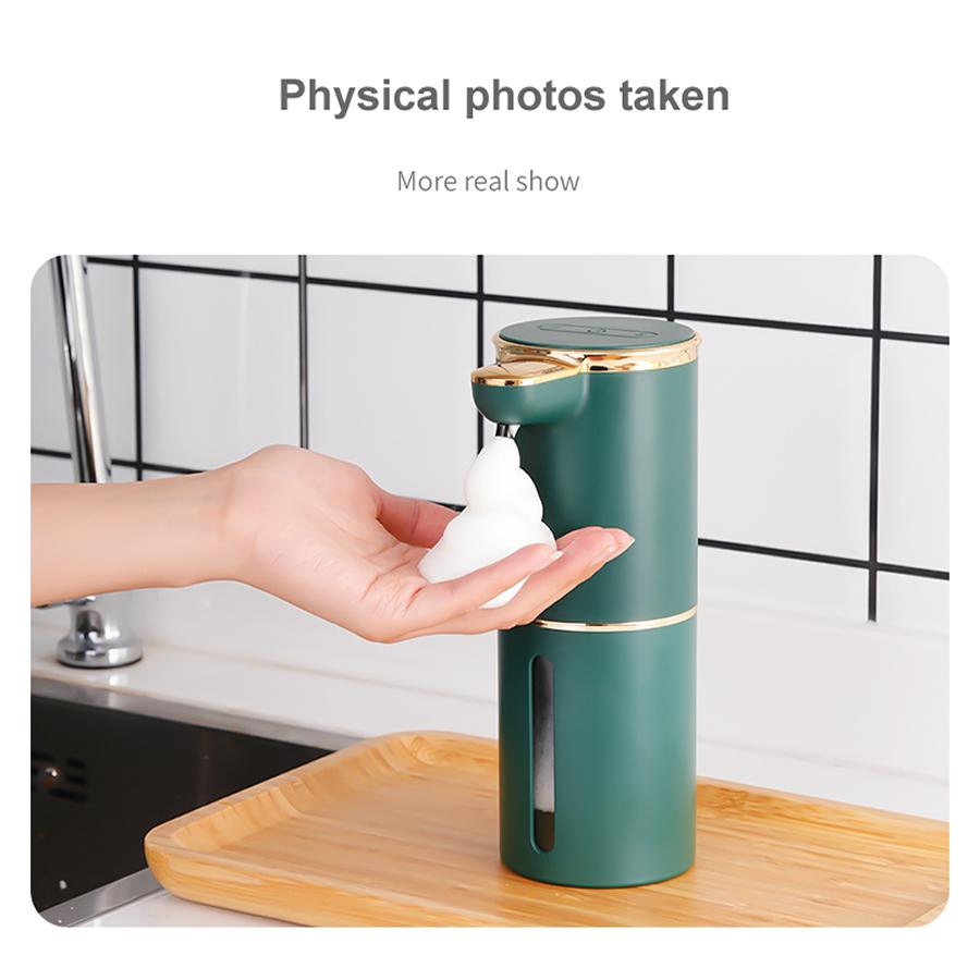 Автоматический дозатор мыла, бесконтактный дозатор жидкого мыла, бесконтактный дозатор шампуня/геля для душа для мытья рук, быстрое вспенивание,