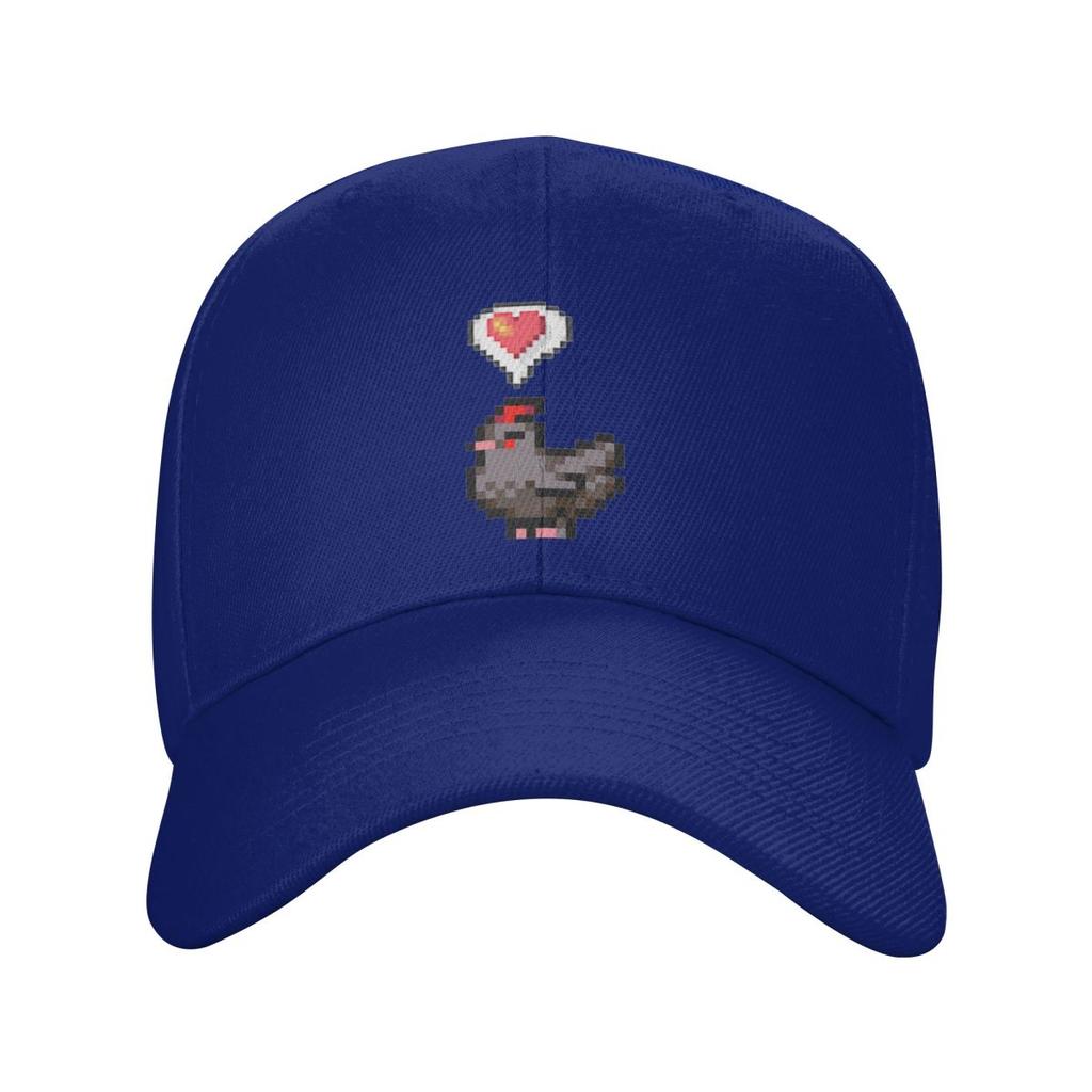 Unglückliche Hühner Stardew Valley Spiel Niedliche Cartoon Baseballkappen Herren Damen Hüte Outdoor Kappe Streetwear Baseballmütze Kappe
