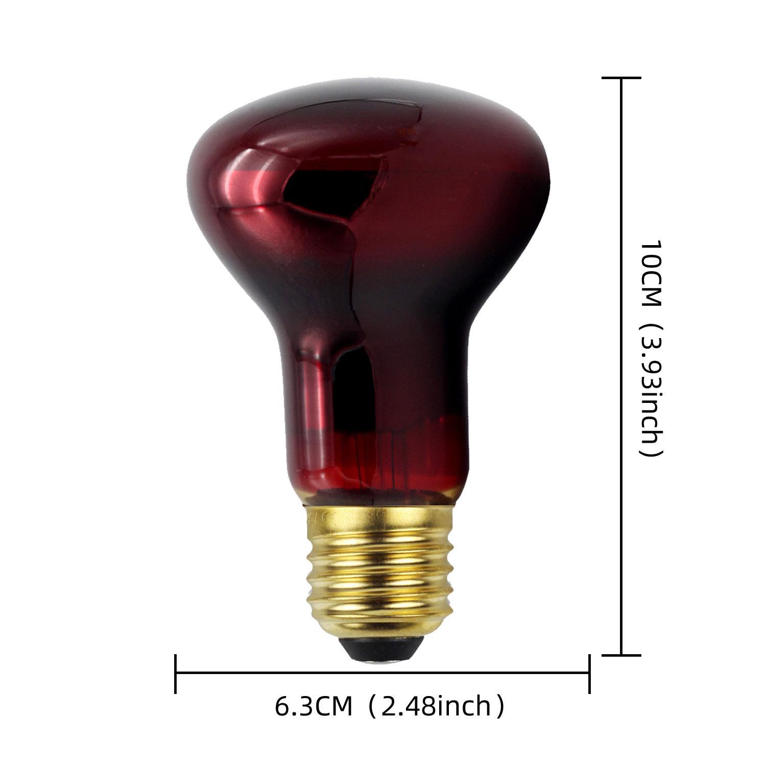 

Инфракрасная неодимовая нагревательная лампа: 30 Вт/40 Вт/60 Вт/100 Вт/150 Вт, Черный, R63/R80/R95 2700K (Warm White)