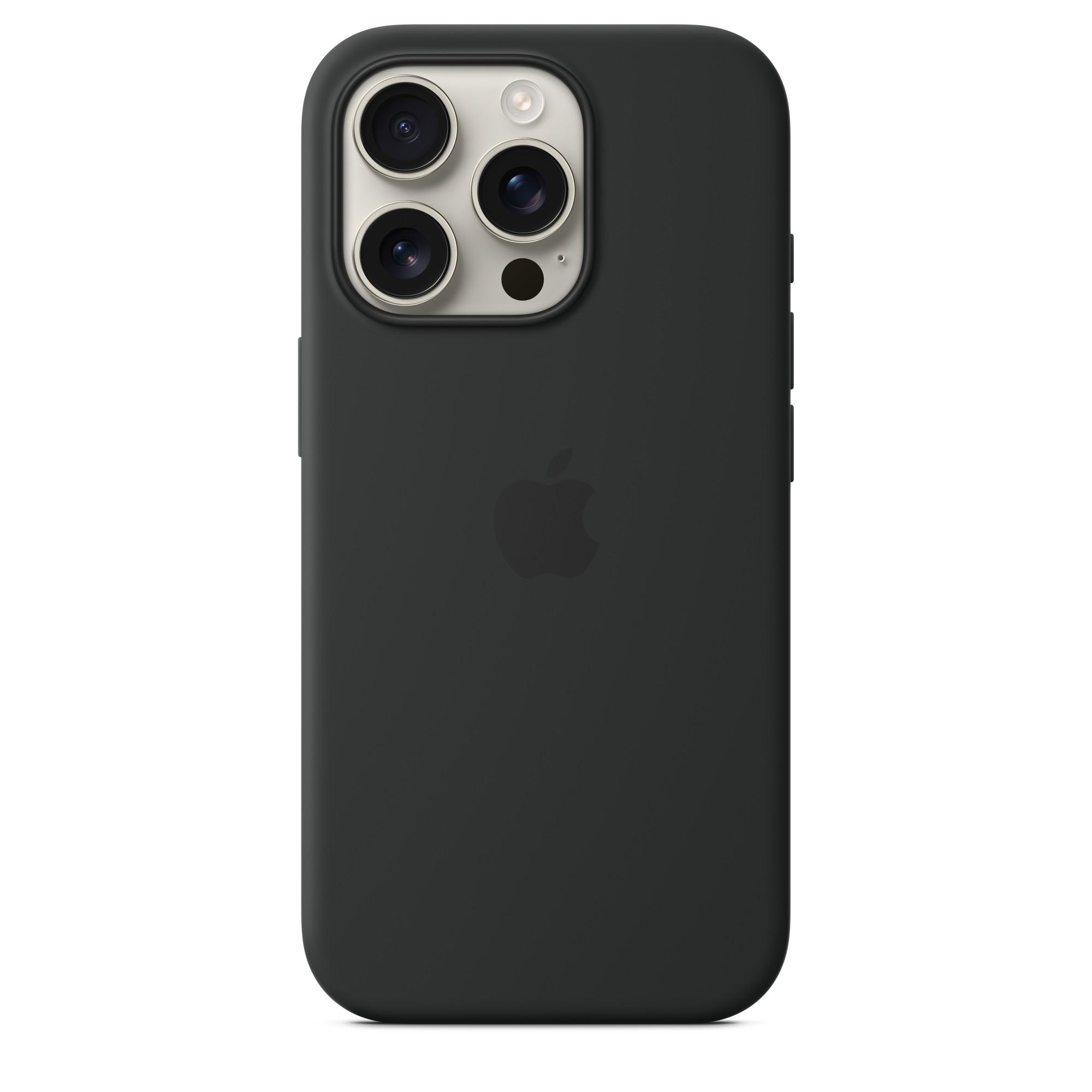 MagSafe Silicone Case for iPhone 16 Pro чёрный