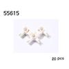 Non-Toxic 20Pcs/Lot Technical Pin Connector Hub Perpendicular 3X3 Bent With 4 Pins Moc 49130 55615 Building Blocks Parts Diy Brick Toys