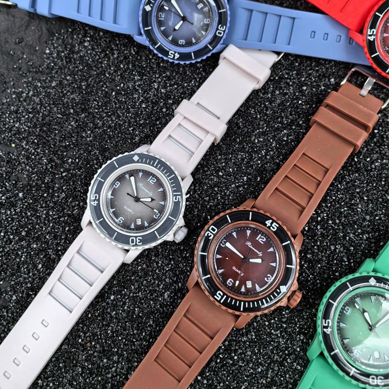 JYL Couple Watch Rolex Style Student Silicone Strap