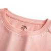 Anta Short Sleeve Knitted T-Shirt Summer Sports Casual Women Tops Peach-Pink 962628114-1
