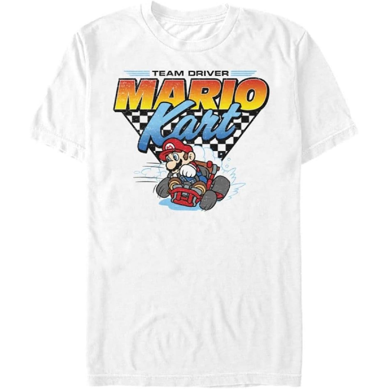 Nintendo Mens Team DriverT-Shirt S