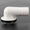 Right-angel Conditioner Drain Outlet Connector Overflow Joints Water Pipe Drain Fittings Conditioning Drainage Tool