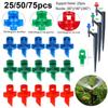 25/50/75 Piezas Boquilla de Refracción Riego Agrícola Aspersor de Agua Ángulo 90 180 360 Cabezal Aspersor Aspersor de Niebla para Invernadero
