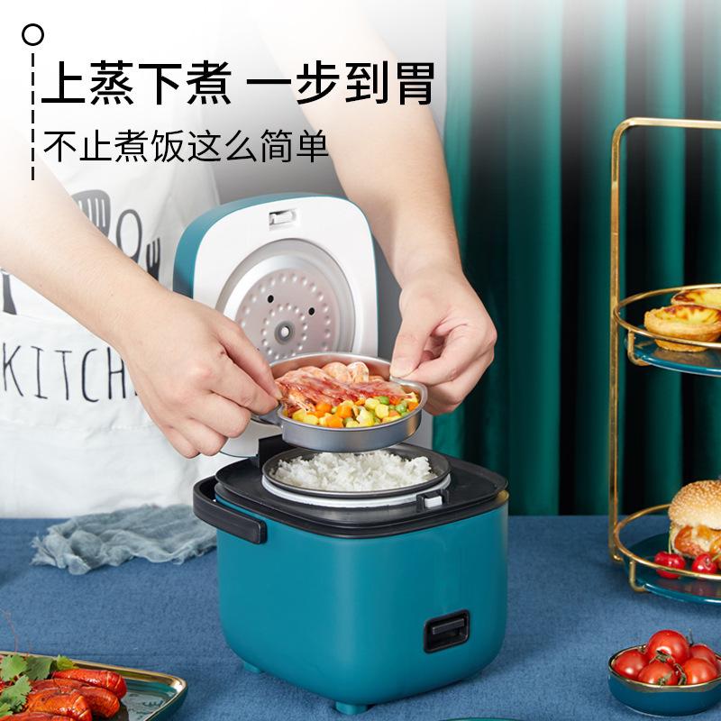 Mini szybkowar do ryżu 1,2 l, mały szybkowar dla 1-2 osób, wielofunkcyjny w domu, tradycyjny i można w nim gotować