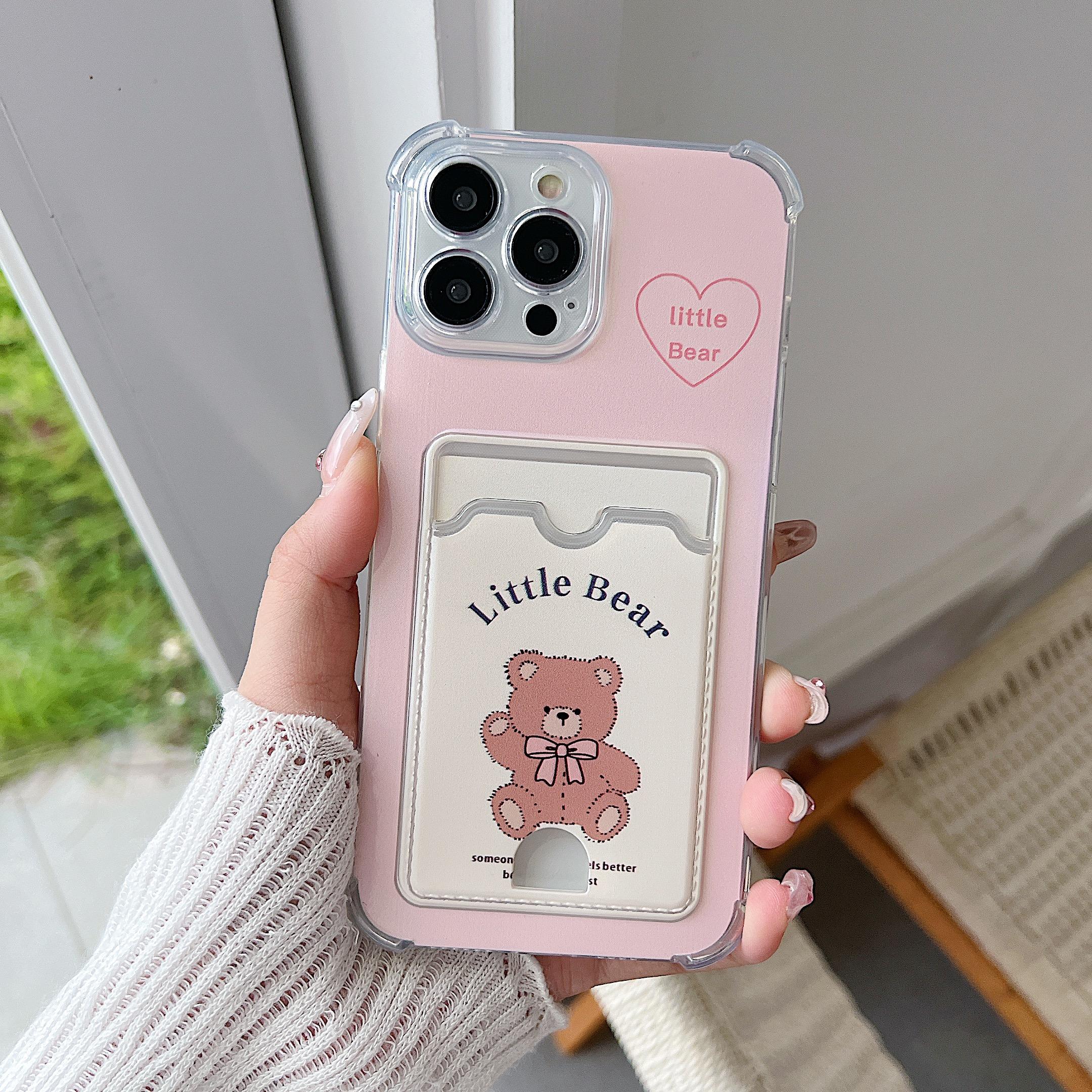 

Силиконовый чехол-кошелек с карманом для карт для Xiaomi Redmi Note 13 Pro Samsung A25 A35 Realme 10 Прозрачная крышка Противоударная Полная защита Oppo A74/A95 (4G)