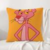 Character Pink Panther Cushion Cover Natural Linen Pillowcase Set AllinOne Decor Cushion Cover for Sofa Bedroom Chair