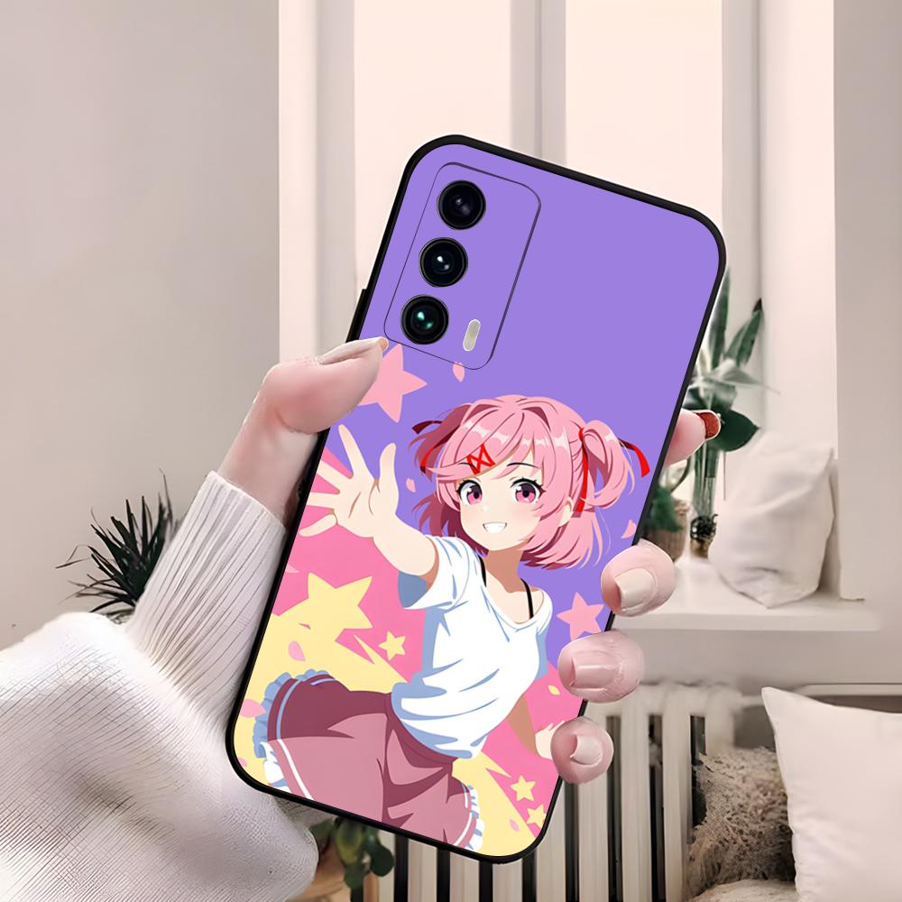 Cartoon Character Natsuki Phone Case For Samsung S26 S25 Edge S24 S23 S22 S21 S20 Ultra Plus Fe A55 56 15 4G 5G Galaxy Silicon C