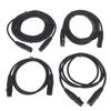 DMX 3-PIN DMX512 Male To Female Cable LED PAR Stage Light DMX Signal Line Dj Equipment DMX512 Signal Line Xlr Connector
