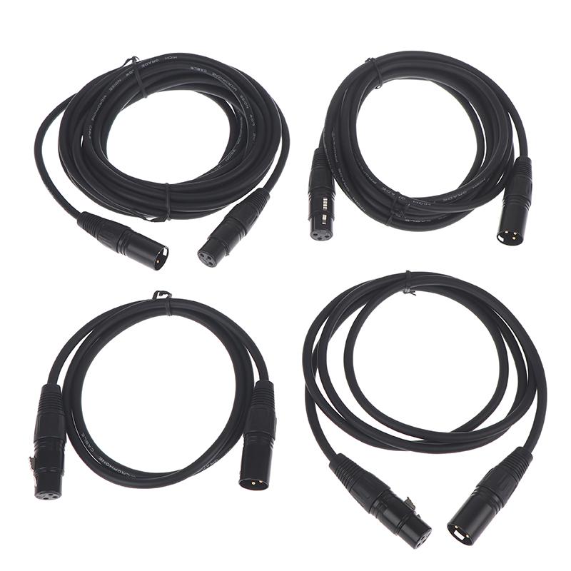 DMX 3-PIN DMX512 Male To Female Cable LED PAR Stage Light DMX Signal Line Dj Equipment DMX512 Signal Line Xlr Connector