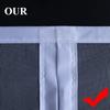 Magnetic Door Screen White Mosquito Net Customized Size Summer Insect Automatic Closing Suitable for Large Sliding Glass