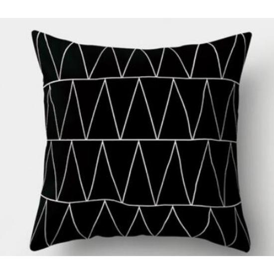 

Подушка Декор Подушки Наволочка Стиль Домашний Декор Черно-Белый Геометрический Декор Спальни Гостиной 40x40cm