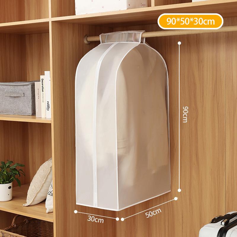 Clothes Storage Cover Transparent Dust Cover for Hanging Clothes Organizer Waterproof Dustproof Wardrobe Clothes Cover YWFCZ04