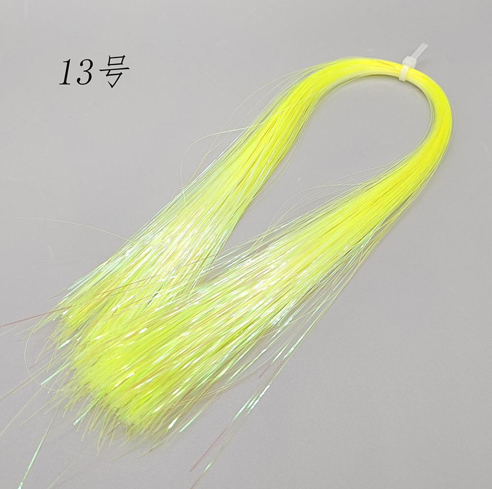 Oem 35cm 3g/bag Colorful Bright Silk Road Fly Hook Accessories 16 Colors Diy Fly Bait Fish Hook Body Binding Accessories New Arr