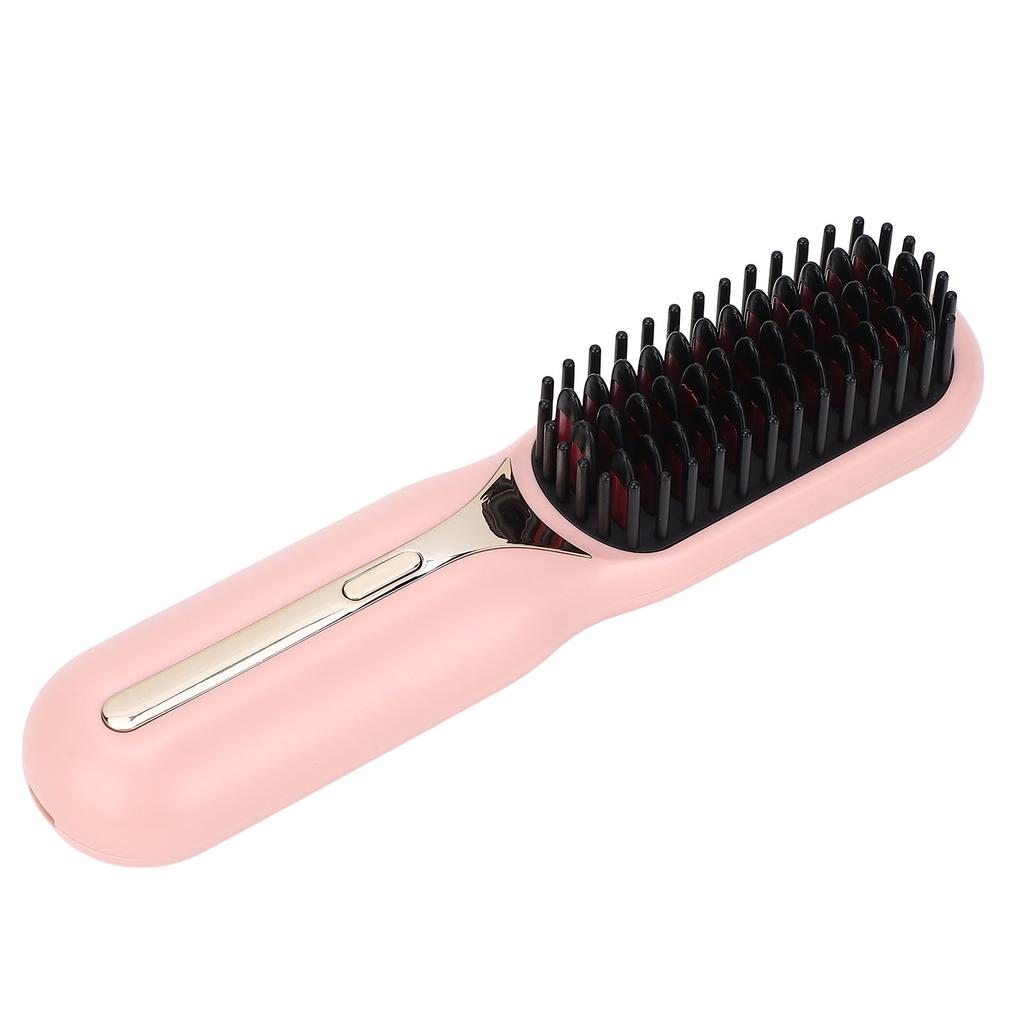 Hair Straightener Brush Negative Ion Curling Straightening Ion Dual Use Electric Hair Styling Comb for Home