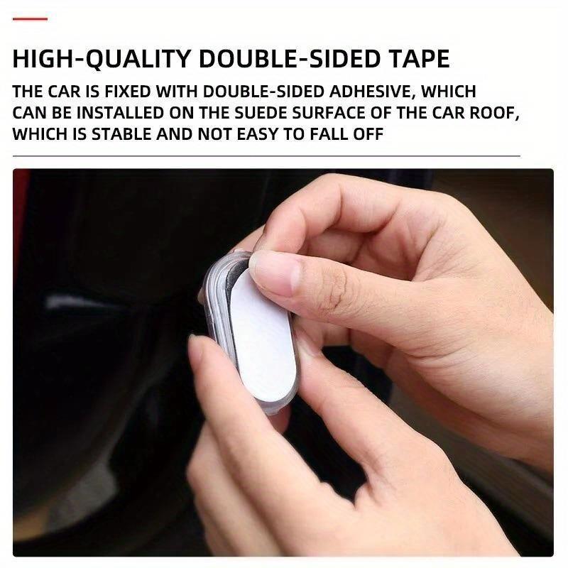 Wireless Magnetic 6 LED Car Roof Light - USB Rechargeable - White/Blue/RGB Interior Ambient Lighting