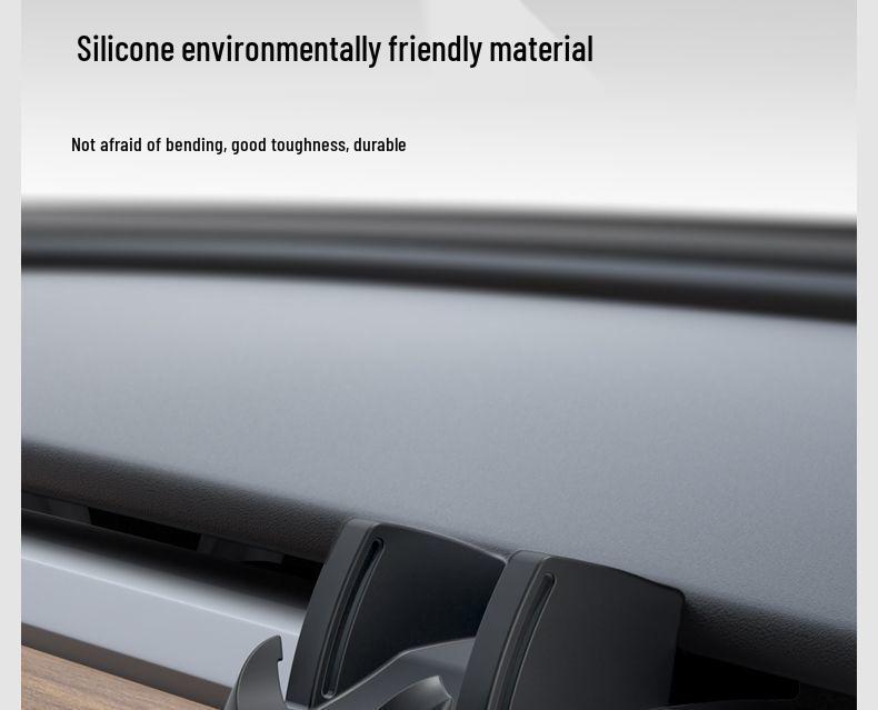 Refurbished Silicone Tesla Mobile Phone Holder for Model Y Dashboard Navigation
