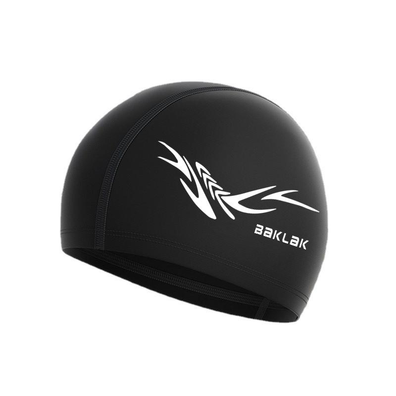 Adult Men's Nylon Swim Cap with Ear Protection Long Hair Sports Swimming Pool Hat for Men And Women