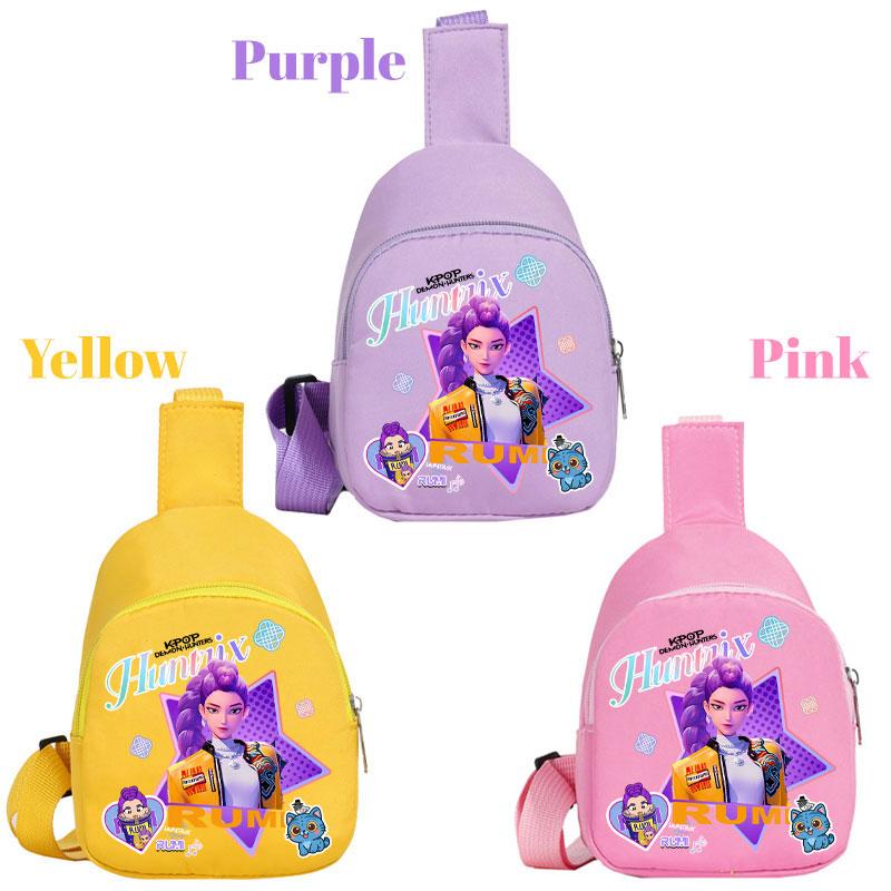 For kpop Shoulder Backpack Chest Bag K-pop Diagonal Cartoon Student Classic Lightweight Girly Gift Storage travel crossbody bag