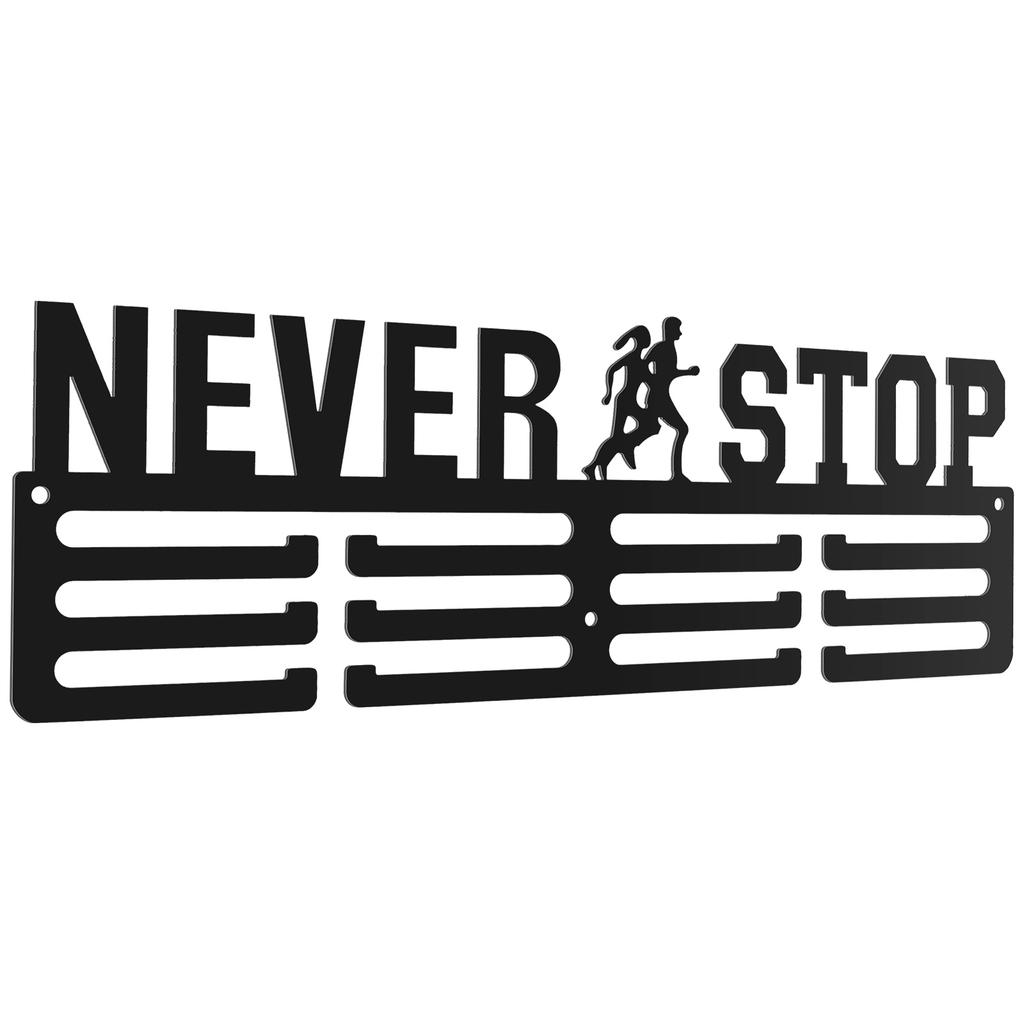 Medal Display Hanger Wall Mounted Iron Triathlon Running Sports Medal Display Rack Decorative Medal Holder for 30-45 Medals New