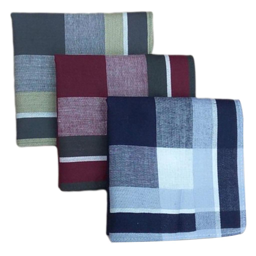 

12x модные мужские пледы, хлопковые карманные носовые платки, квадратные носовые платки 40x40cm
