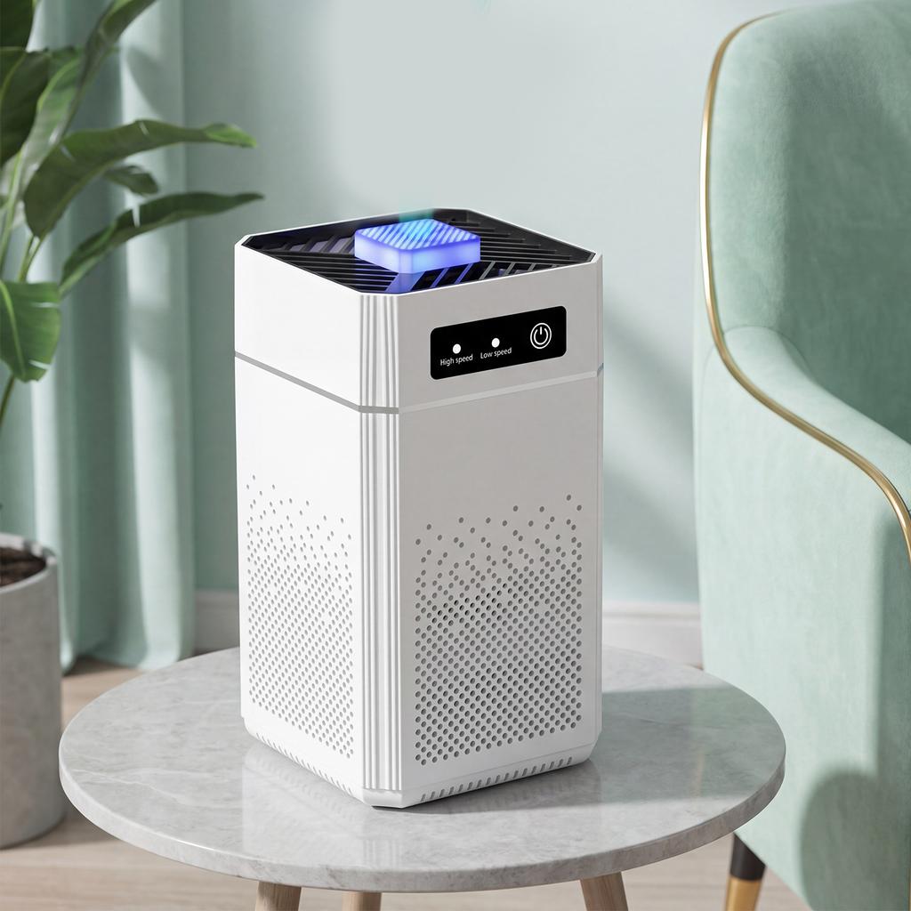 Adjustable Odor Eliminator with Filter Household Silent Purifiers Intelligent Indoor Negative Ion Purifier for Office & Home Car