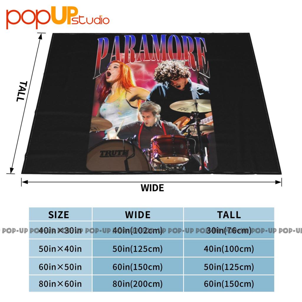 Paramore Rock Band 2023 Hayley Williams Homage Vintage Classic Ultra-Soft Blanket Quilt Winter Sofa Cover Bed Covers