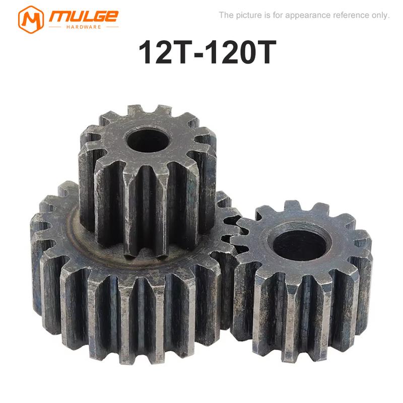 Pinion Gears 1.5M-34T/35T/36T~42T/43T/44Teeth SC45# Carbon Steel Cylindrical Gear High Frequency Quenching Teeth